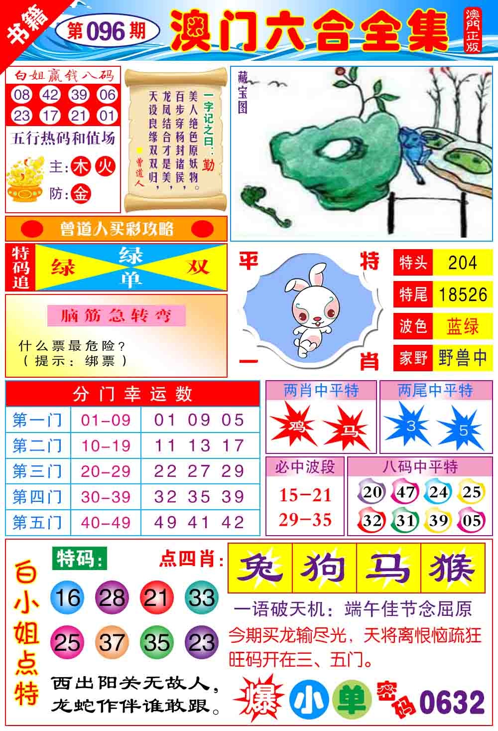 096期澳门全集六合[图]